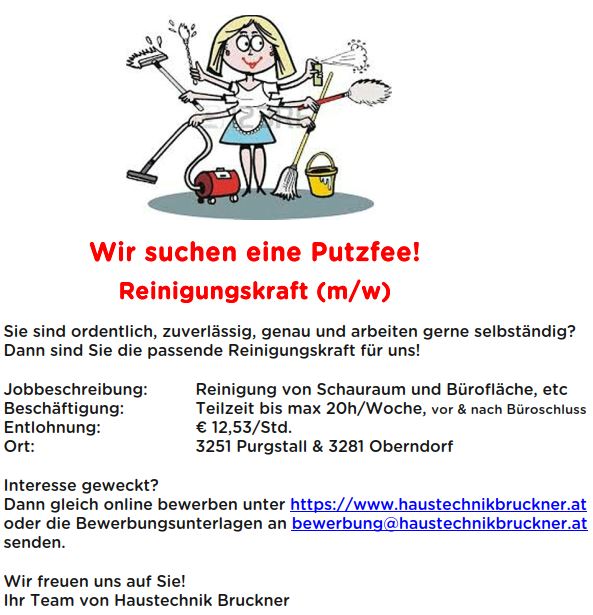 Reinigungskraft